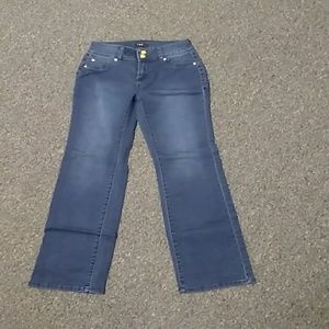 Iman Global Chic Slip Into Slim Boot-Cut jean